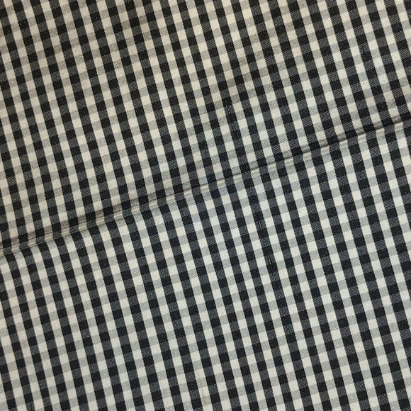 Ann Taylor 100% Silk Black White Gingham Ankle Pants sz4 - Picture 5 of 8